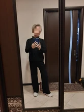 Womens Outfits Tracksuit-Set Pants Two-Piece-Set Knitted Yedinas Korean Winter Casual