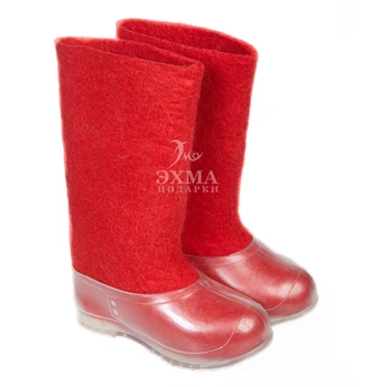 

Women's felt boots multi-color.