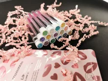 Extensor de pestañas, cepillo de CEJA desechable, diseño de tubo separado, aplicador de palo de rímel inferior de diamante encantador, nuevo