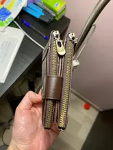 Cards Wallet Chain-Bag Multi-Functional Leather Bifold RFID Slim Designer Purse-Coin-Pouch