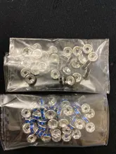 50 Uds 6mm cristal de diamantes de imitación de cristal cuentas espaciadoras sueltas para fabricación de joyería DIY collar de pulsera