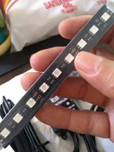 Tira de luces LED RGB con control remoto por voz para coche, diseño Interior, decorativa, Ambiental dinámico