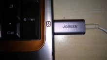 Ugreen-tarjeta de sonido 2 en 1, interfaz de Audio USB, Adaptador de Audio externo de 3,5mm, tarjeta de sonido para ordenador portátil, PS4, auriculares, tarjeta de sonido USB
