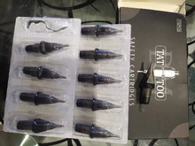 Cartucho para tatuar agujas RL RS RM M1, aguja de tatuaje esterilizada de seguridad, desechable, para máquinas de cartucho, agarres