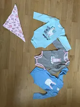 Girl Bodysuit Long-Sleeve Newborn Baby-Girls 0-24-Months Toddler Boys Cotton 6pcs/Lot