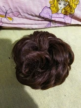 XINRAN-extensiones de moño sintético para mujeres y niños, moño desordenado y rizado, extensión de pelo para boda