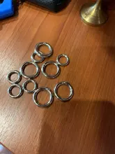 Vale la pena 5 unids/lote Camping senderismo O forma anillo al aire libre herramientas de aleación de Zinc de EDC hebillas Clips de mosquetón redondo ganchos disparador