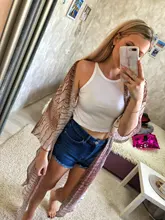 Traje de baño cubierta de gasa a rayas para mujer, Kimono Sexy bohemio de talla grande, ropa de playa, vestido de verano, A790, 2021