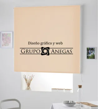 

Blind Iroa with company logo to color.! ROLLER BLINDS TRANSLUCENT! (BEIGE 100X175)