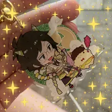 FANGQINGMAO-llavero personalizado de acrílico, charm, transparente, de plástico epoxi, transparente