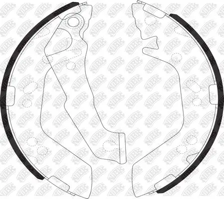 Pads brake bar HYUNDAI ACCENT 1.3-1.6 00-05 NIBK FN11909