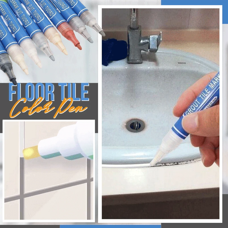 Tile Gap Repair Color Pen | Waterproof Pen Floor | Decontamination Pen -  Paint By Number Pens & Brushes - Aliexpress