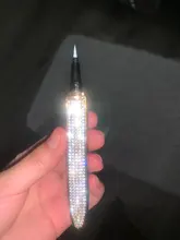 Lápiz Delineador de pestañas mágico 2 en 1, autoadhesivo, No magnético, sin pegamento, delineador líquido brillo ostentoso, impermeable, 1 unidad, 2021