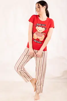 

Armonika Women Top Striped The Teddy Bears Six Striped SLEEPWEAR kit ARM-20Y099087