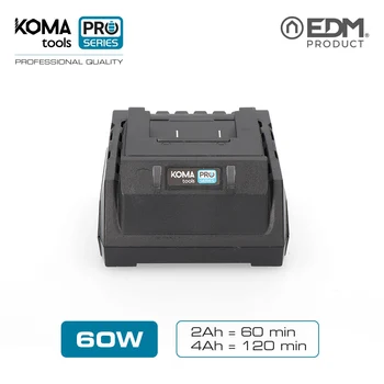 

BATTERY CHARGER 60W KOMA TOOLS PRO SERIALS BATTERY EDM