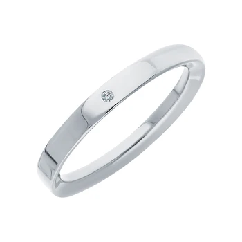 

Gold wedding ring with diamonds sunlight sample 585