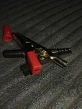 Cable Charging-Clamp Crocodile-Clip Clamp-Length Plastic-Handle Lead-Test Metal Insulated