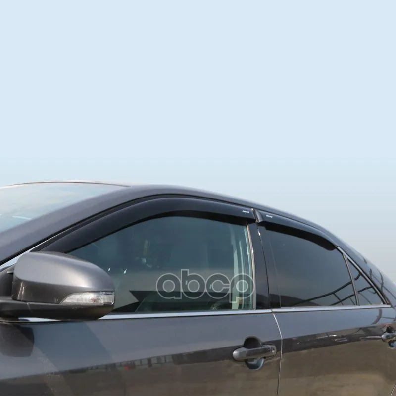 Комплект Дефлекторов Серия Corsar Toyota Camry Vii 2011-Н.В. /Cедан /Накладные/ Скотч /К-Т 4 Шт./ Voron Glass арт. DEF00398