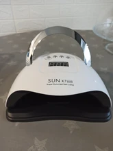 SUN X7 MAX-Lámpara LED UV de secado rápido para uñas, de alta potencia, 180W, esmalte de Gel, herramienta de secado de uñas con Sensor inteligente, nueva oferta