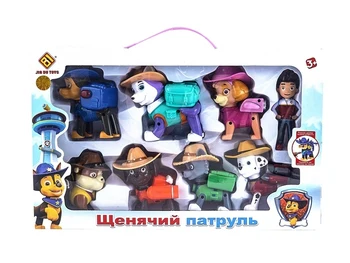 

Set of 8 figures in hats Puppy patrol (PAW Patrol)