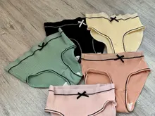 5 unids/lote ropa interior de algodón para niñas bragas suaves transpirables para niñas bragas sólidas para Niñas Ropa para niños 10 colores