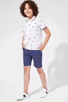 

DeFacto Summer Fashion Boy Button Shorts Children Pure Color Loose Short Pants Boys Casual Pockets Bottoms - K8304A619SM