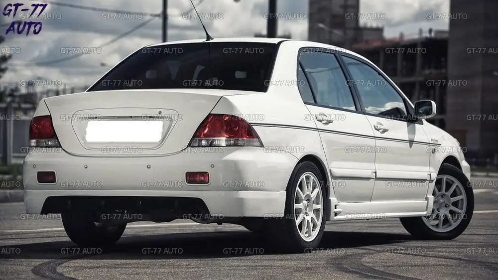 Декоративные накладки на пороги для Mitsubishi Lancer 9 2003-2007 внешний обвес 1 комплект / 2 шт спорт юбки материал ABS пластик Стайлинг тюнинг Накладка на порог