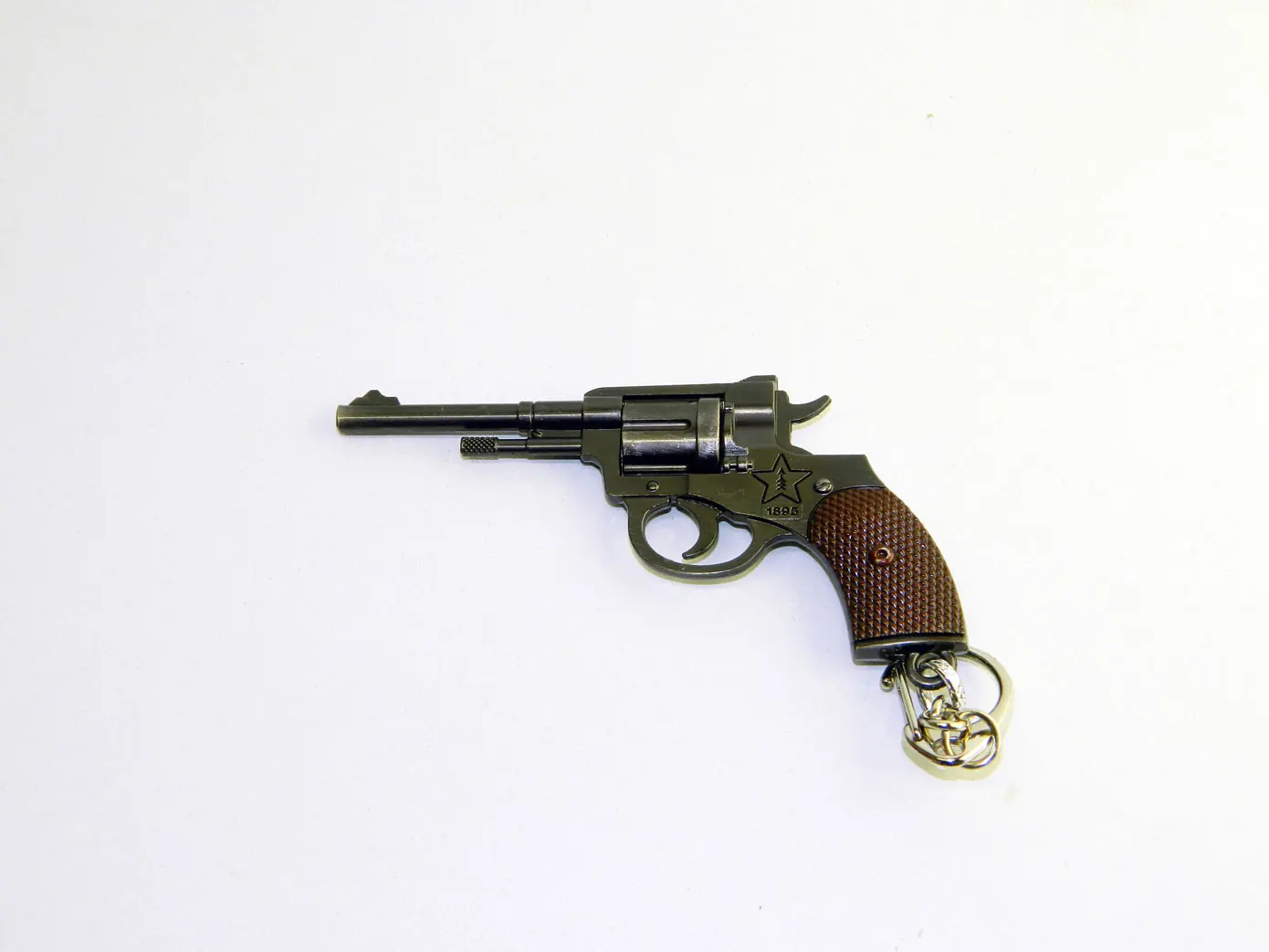 Брелок Наган большой русский Револьвер пистолет PUBG детский игрушечный ...