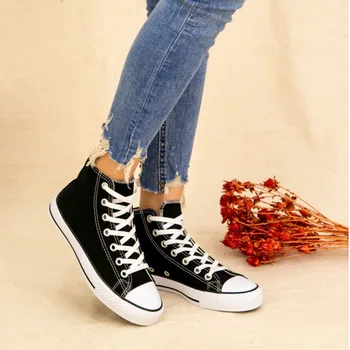 

Kori Black Women 'S Sports Boots, 2021 Fashion Stylish, Casual Comfortable Clothing, Orthopedic Thermo Soles, Linen Lace-Up Shoes