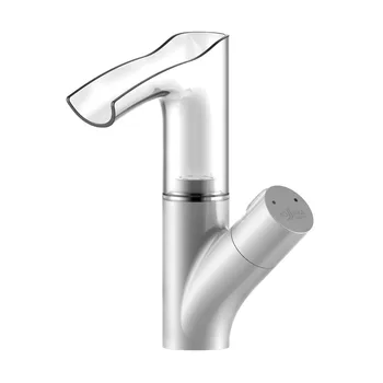 

Rossinka faucet for Sink with transparent cascade excess and LED-light