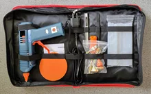 Kit de herramientas de Pistola de Pegamento Caliente con ajuste de temperatura, pistola de silicona de 150W para reparación de artesanías, bricolaje, barras de pegamento de 11mm, boquilla de cobre puro