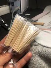 Desechables hisopo de algodón sin pelusa Micro cepillos madera bastoncillos de algodón muestras oído limpio palo pegamento para extensión de pestañas quitar herramienta