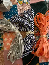 Cinta de sesgo de poliéster satinado para manga corta, cordón de 3mm de diámetro, paquetes pequeños de 5 metros, material de costura artesanal hecho a mano