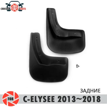 

Car mud flaps for Citroen C-Elysee 2013~2018 mudflaps splash guards mud rear mudguards fender car accessories dirt protect