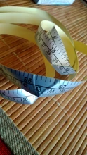 Regla de vinilo de cinta métrica autoadhesiva, 151cm, para etiqueta de máquina de coser