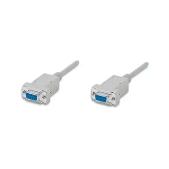 

ICOC 036-NM-cable Pc / Pc Null Modem cable, AT cross over DB 9p. F / F 1,8 m