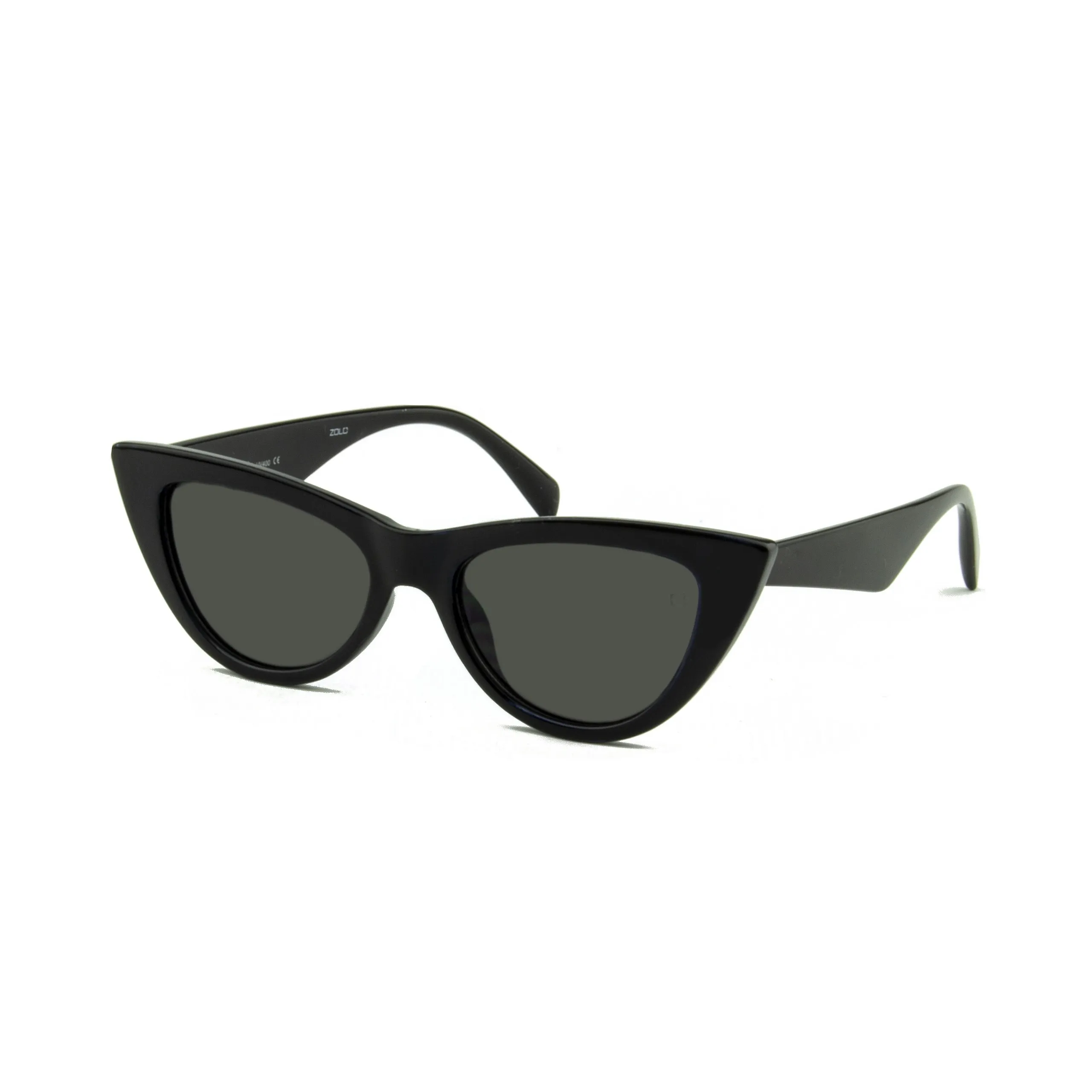 Zolo eyewear 95127 c1 черные ретро солнцезащитные очки "кошачий глаз" - Цвет линз: Черный