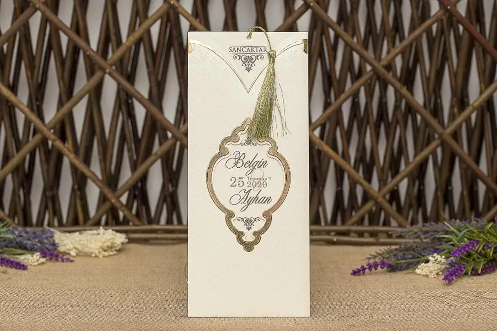 

50Pcs Laser Cut Luxury Wedding Invitations Cards Elegant Wedding Bridal Shower Gift Greeting Card Kits kod:8341