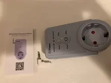 Enchufe de la UE, enchufe inteligente GSM, inglés, ruso, SMS, Control remoto, temporizador, controlador de temperatura con Sensor, enchufe de toma de corriente