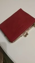 Cartera de piel sintética con broche corto para Mujer, monedero, tarjetero, a la Moda