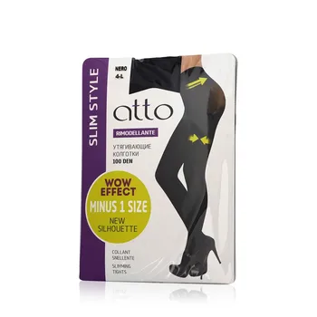 

Women's tights Atto minus 1 size microfiber 100den Nero 4 Size