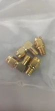 1 Uds RP SMA macho a hembra RP SMA adaptador macho hembra RF Coax acoplamiento barril de nuez convertidor de conector para WIFI 4G antena