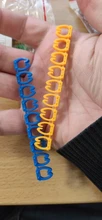 100/150pcs/lot Cable Markers Colourful C-Type Marker Number Tag Label For 2-3mm Wire