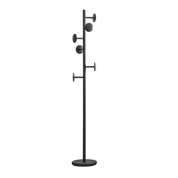 

Balvi-Shiitake standing coat rack with 6 hooks. Color: black. Height: 174 cm.