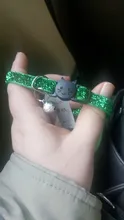 Collar de Gato con cascabel para gato, accesorio ajustable con lentejuelas, accesorios para mascotas, 2021
