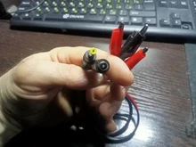 Alligator Clips Jack-Connector Power-Cable Crocodile-Wire Female 12V DC Voltage