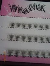 Pestañas de racimo de 60 clústeres/caja, pestañas de extensión de pestañas individuales gruesas bunches maquillaje profesional pestañas postizas