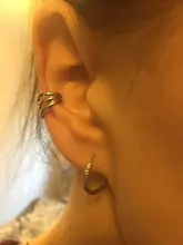 Pendientes de Clip de Cruz Simple para mujer y niña, 2 uds., aretes de Zirconia cúbica con perlas, Clip para oreja sin joyería Piercing
