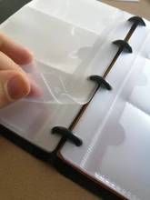 Organizador de tarjetas de negocios para libros, organizador de Tarjeta De Nombre con cinco pestañas de índice de Color negro, 180 tarjetas