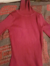 Sweater Dresses Robe Turtleneck Long-Sleeve Bodycon Slim Winter Women Autumn Lady Elastic